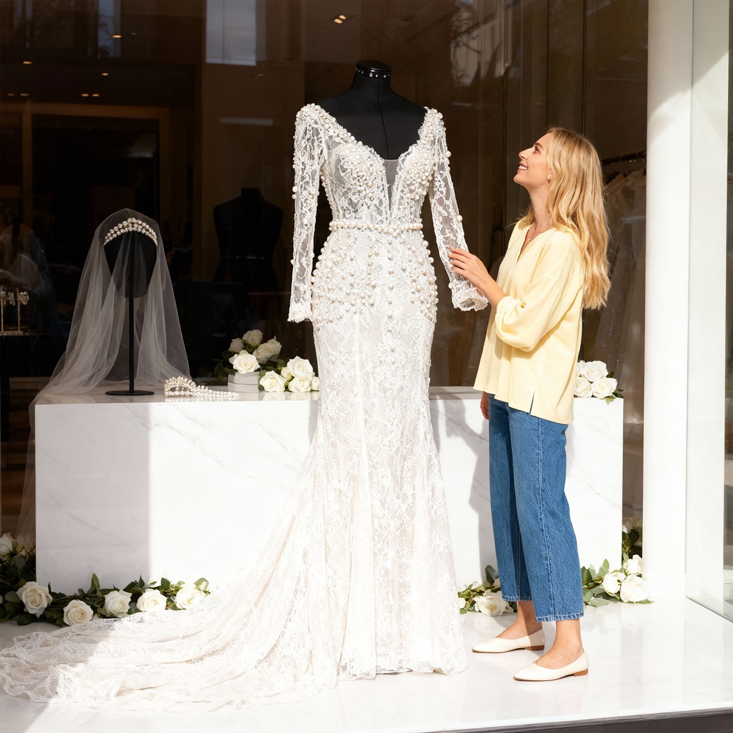 Female Manikin Adjustable Dress Model Display Torso Body Clothing Forms, Small