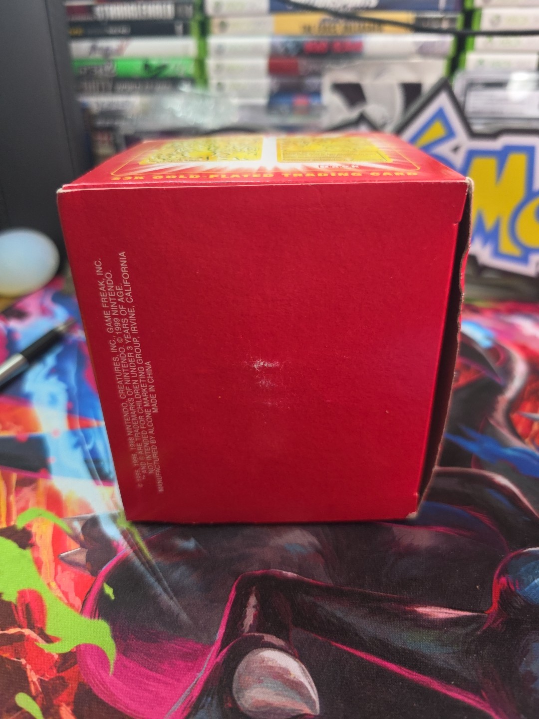 1998 NINTENDO CHARIZARD LIMITED EDITION 23K GOLD PLATED TRADING CARD