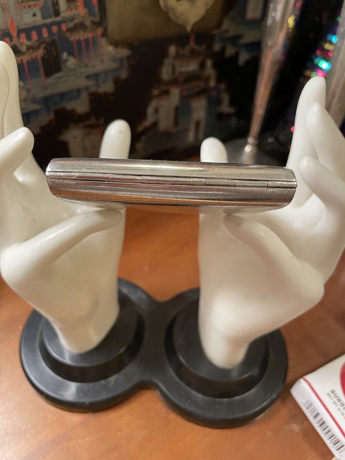 R Blackinton Co Cigarette Case Sterling Silver Vintage