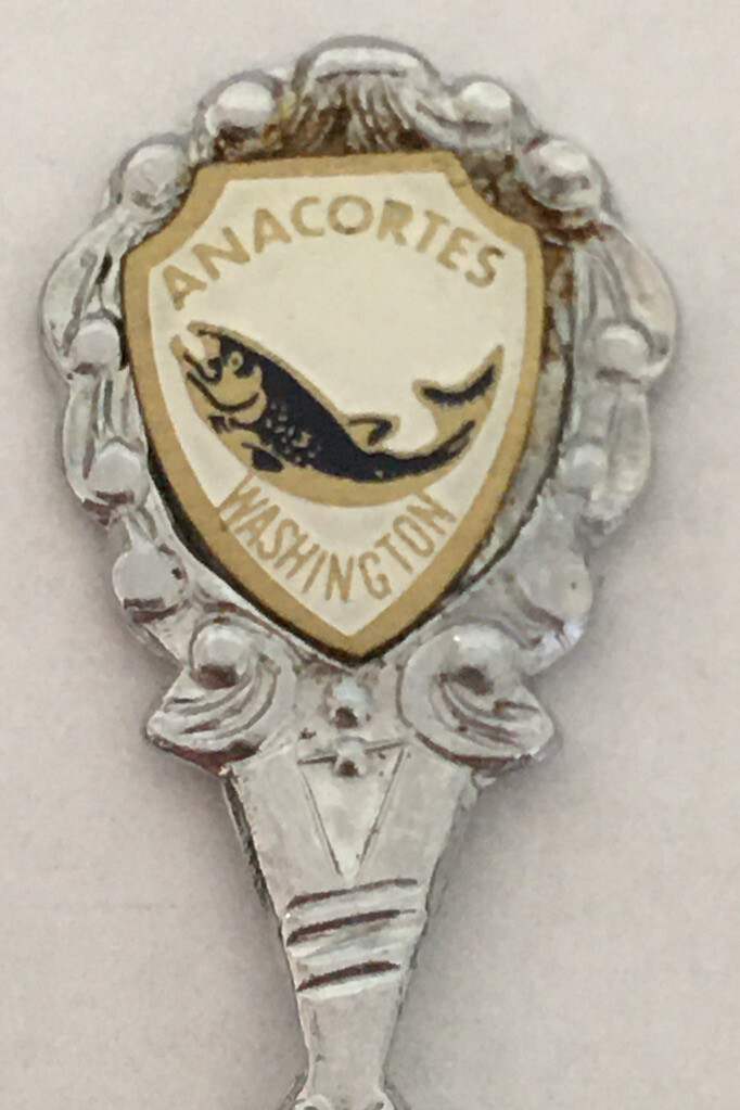 Vintage Souvenir Spoon US Collectible Anacortes Washington
