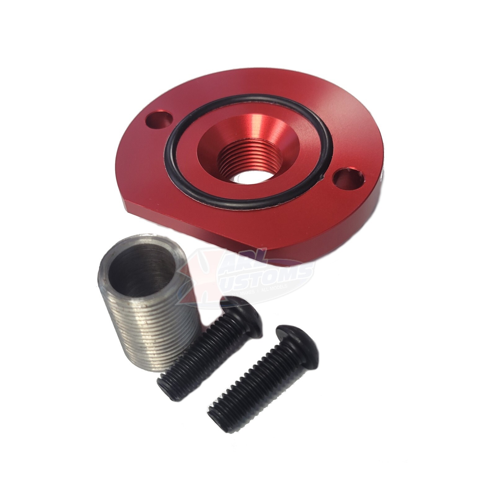 Chevy Aluminum Oil Filter Bypass Eliminator Adapter 350 383 427 454 SBC BBC