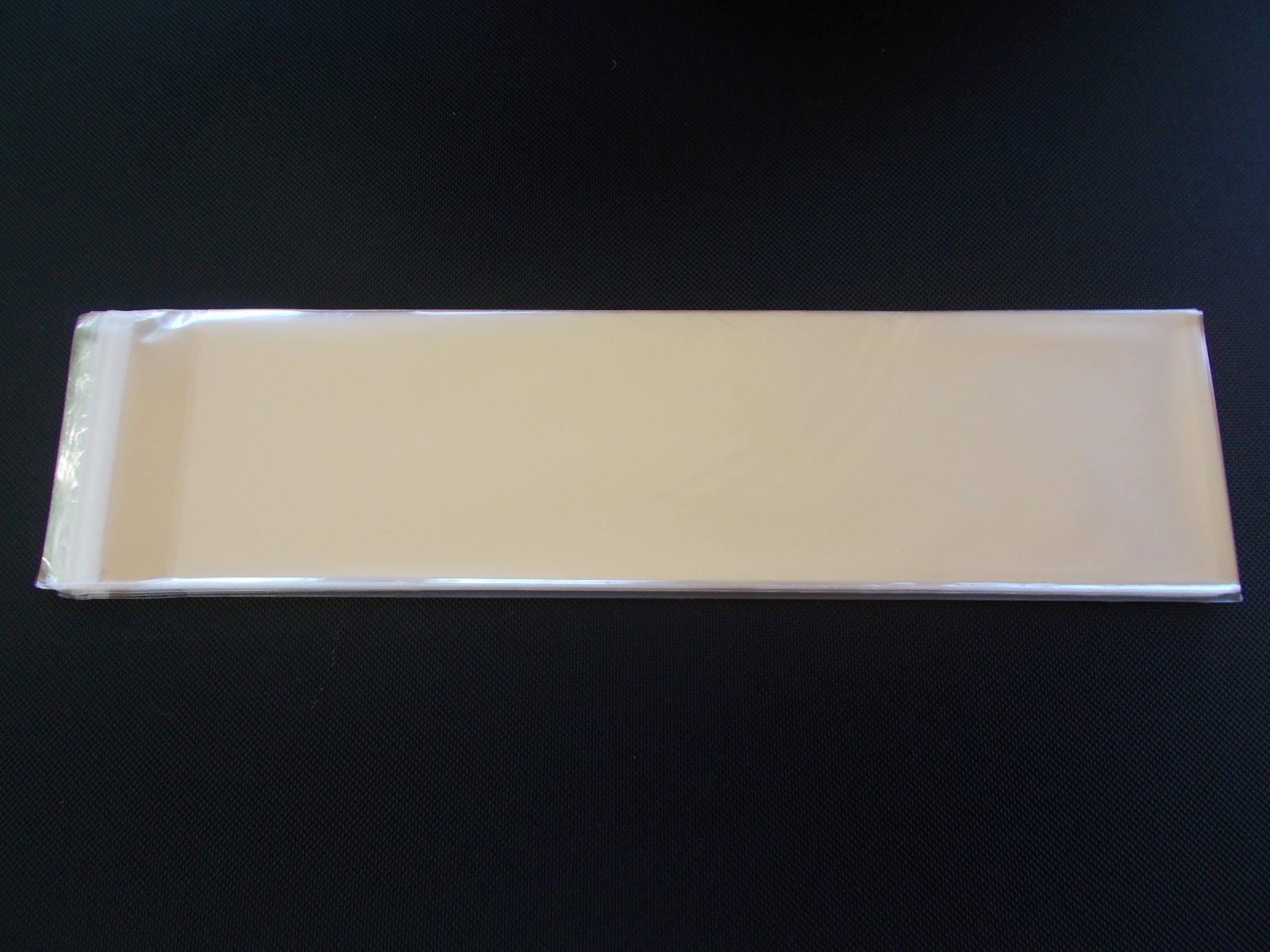 100 Clear Cello Treat Bag Envelopes 2 1/2 X 8" for Bookmarks Sweets Candy Canes