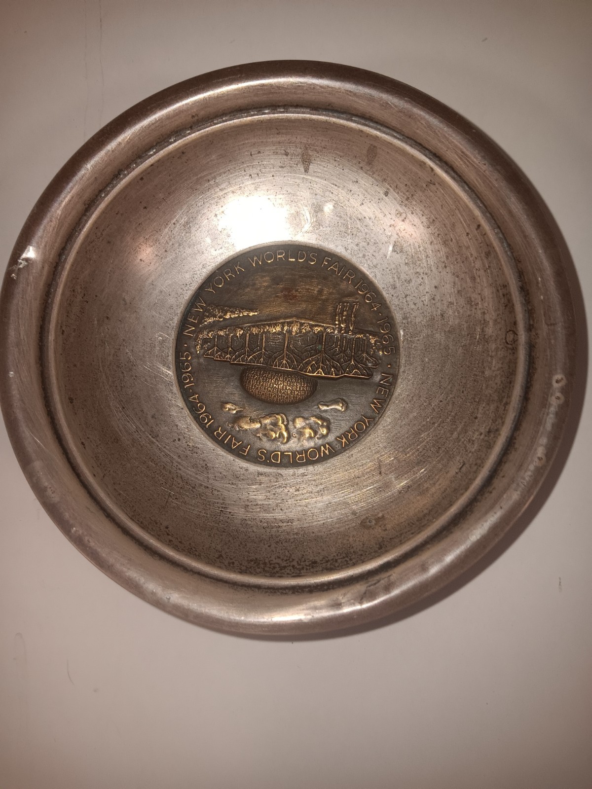 Vintage CARTIER STERLING SILVER IBM 100 percent club commemorative dish 1963