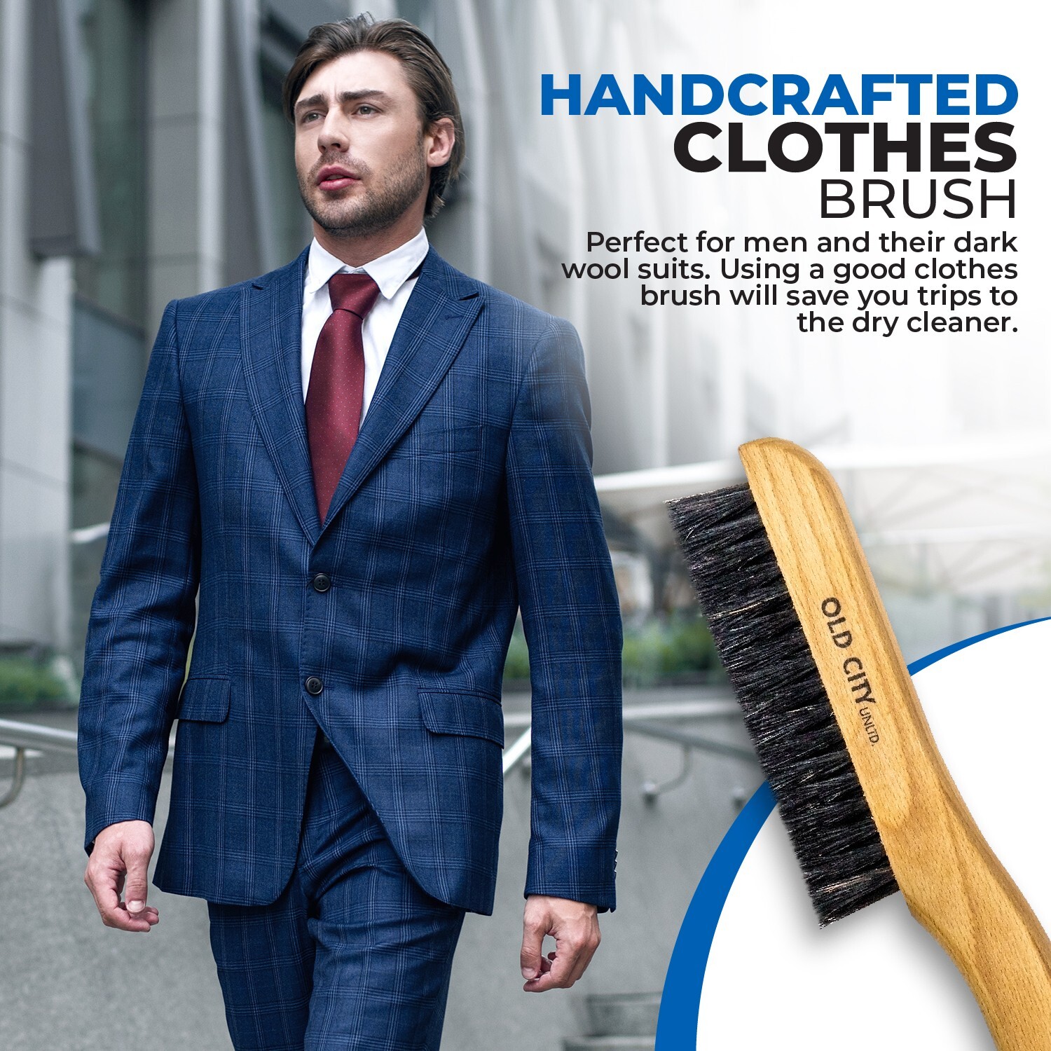 Lint Remover-Garment, Clothes Brush U.S.A. 100% High Quality Boar Bristles