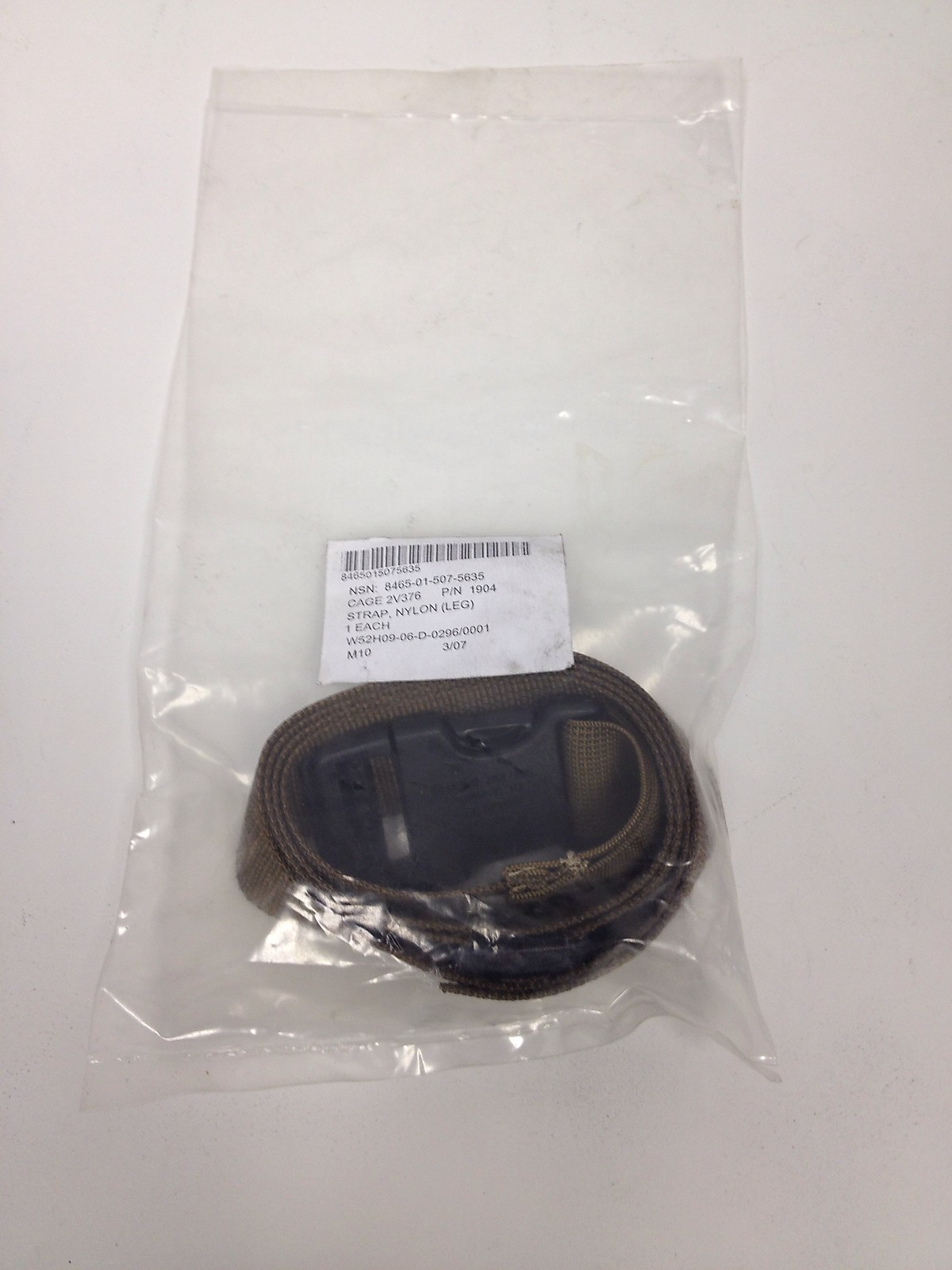 CASE OF 50 Ontario OKC3S Leg Strap Tactical Drop Leg COYOTE Lashing Cargo Strap