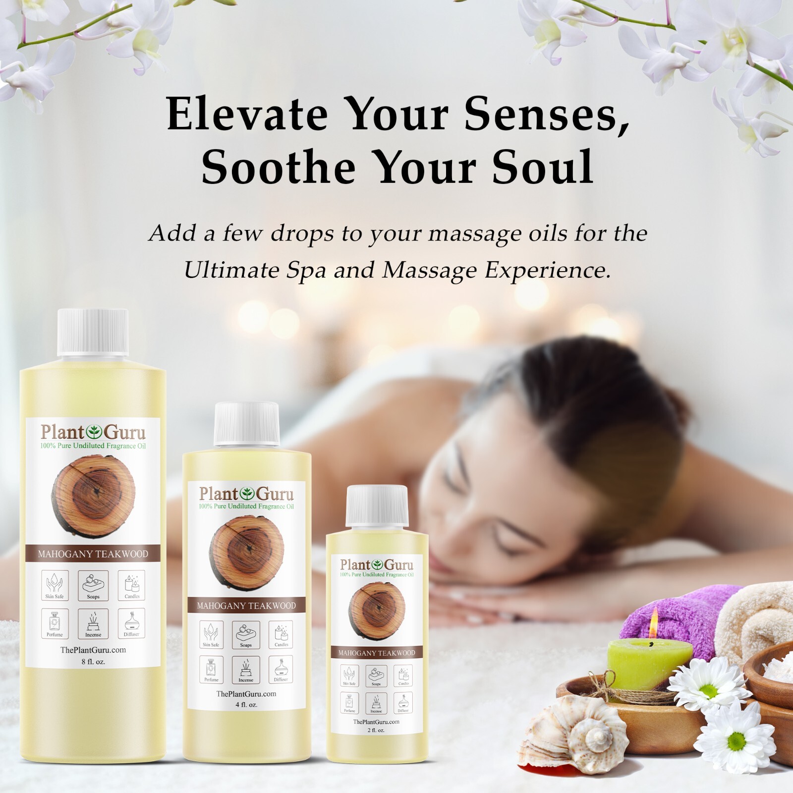 Mahogany Teakwood Fragrance Oil For Candle, Soap Making, Diffuser and Burners