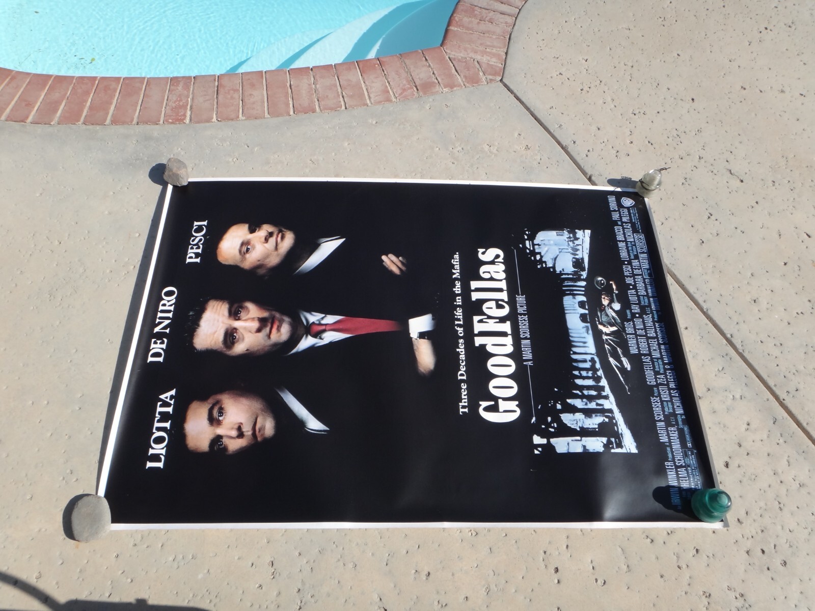 GoodFellas Original Movie Theater Poster 48" x 70" - De Niro, Pesci & Liotta
