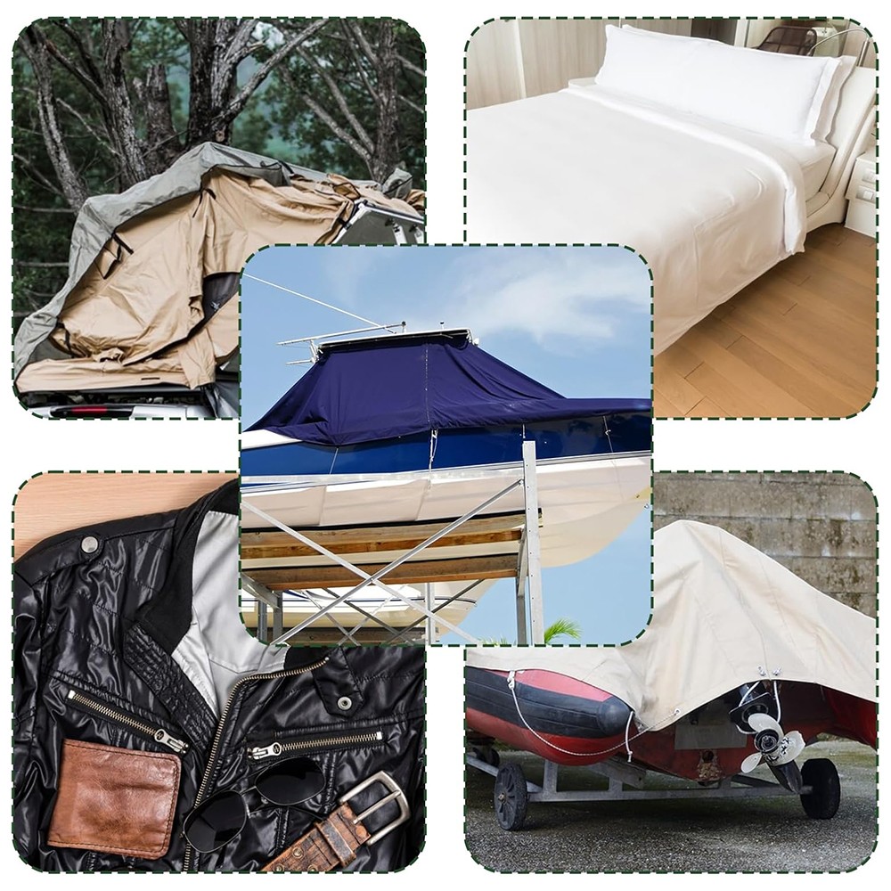 120pc Stainless Steel Fastener Snap Press Stud Cap BUTTON Marine Boat Canvas Set