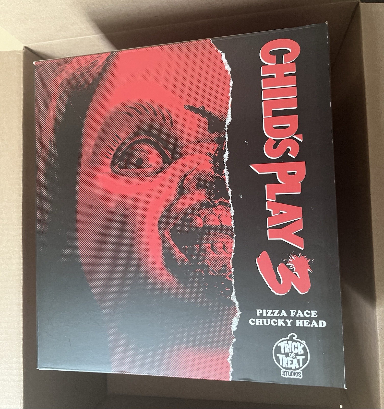 Trick or Treat Studio Child's Play 3 Chucky Pizza Head Accessory