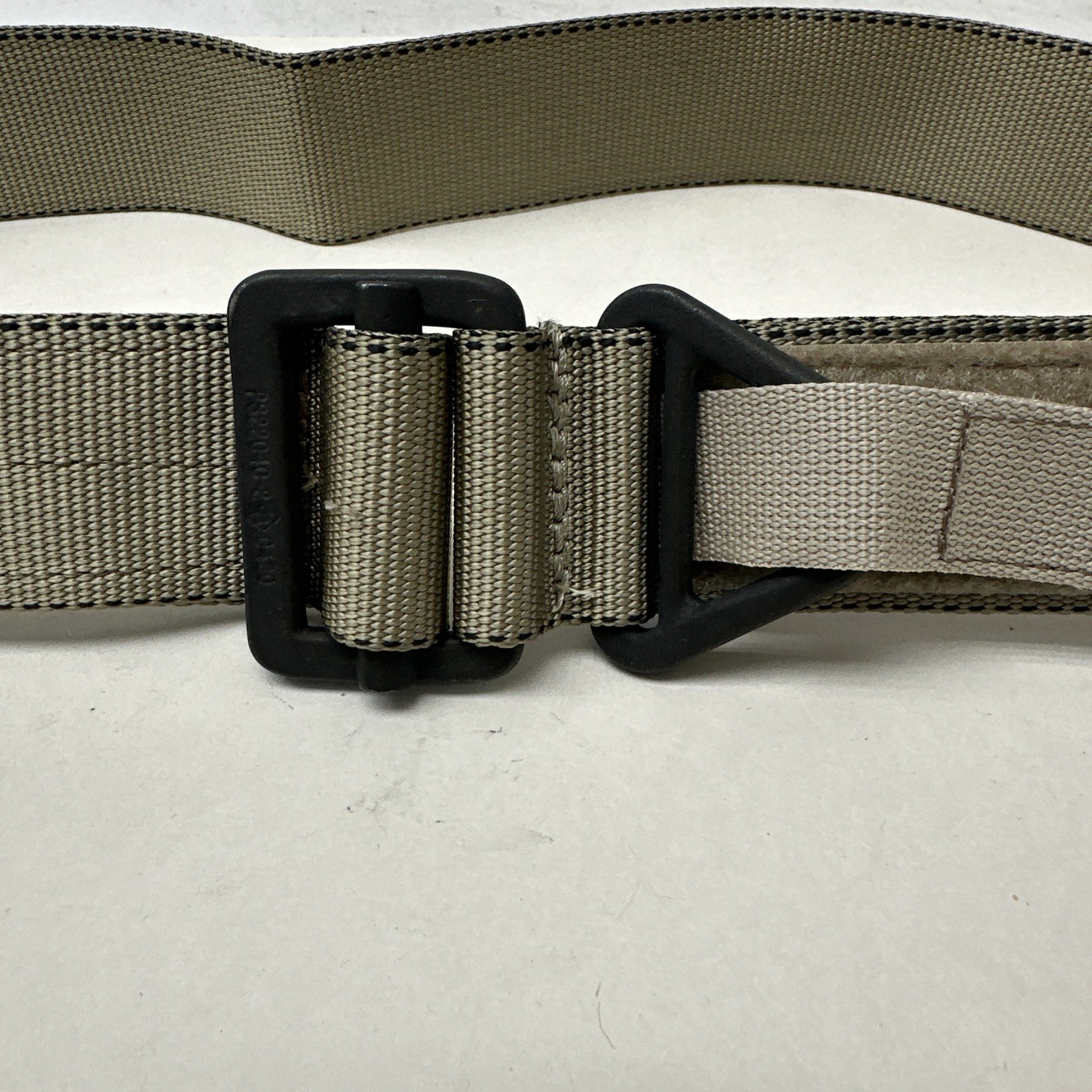 London Bridge Trading LBT-0612A-L Large Riggers Belt Desert Tan W/ Triangle