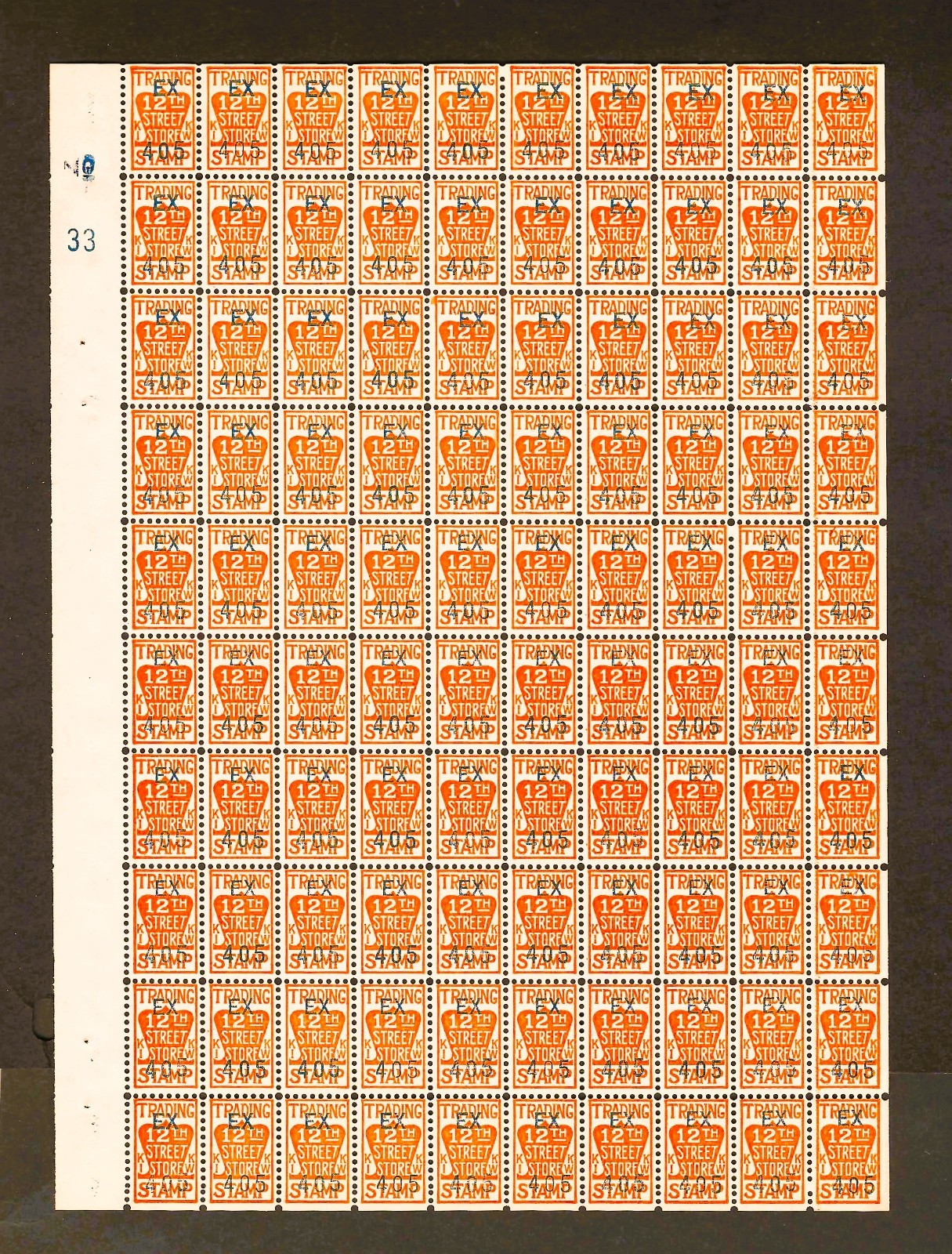 100 Merchant Trade Savings Stamps - 12th Street Store - Chicago Illinois