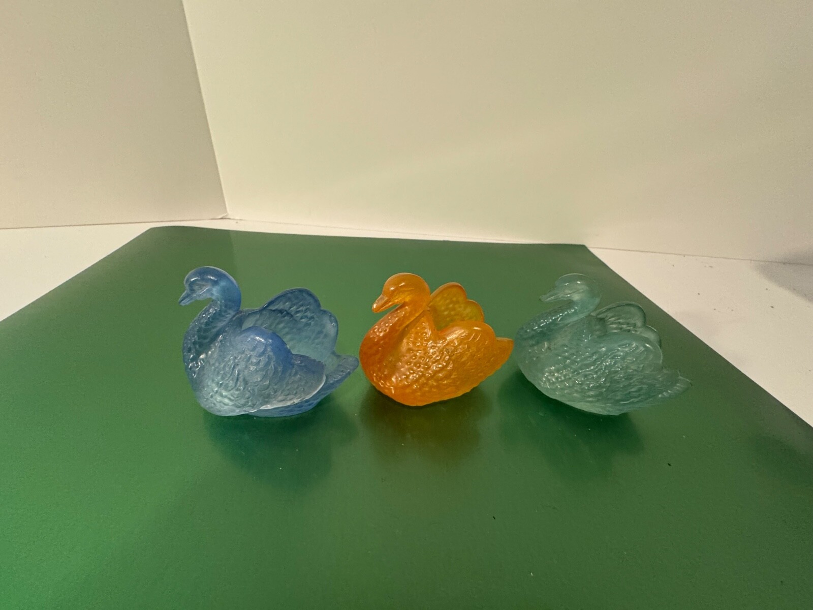 Lot of 6 Vintage Swan Salt Cellar Toothpick Holder Trinket Dish