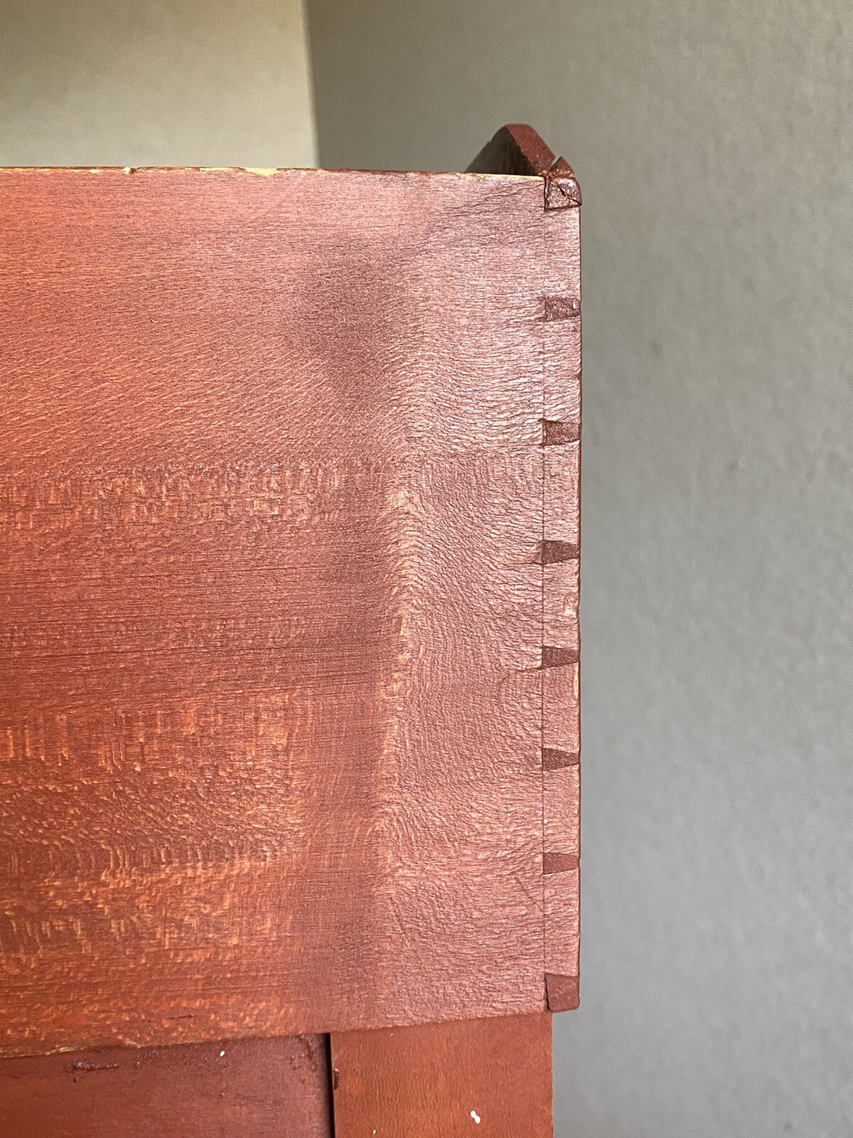 Antique Washstand w Birdseye Maple Drawer 19th Century Sheraton Style Classical