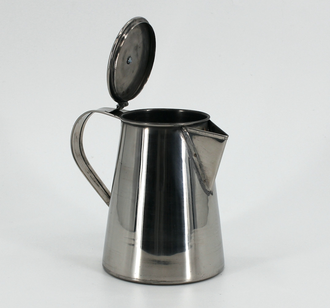 Tall Coffee Pot - Stainless - Historical Reenactment