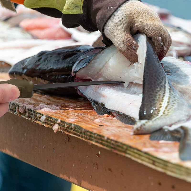 9" Fishing Knife Set Fillet Knife for Filleting Boning w/Floating Foam Handle US