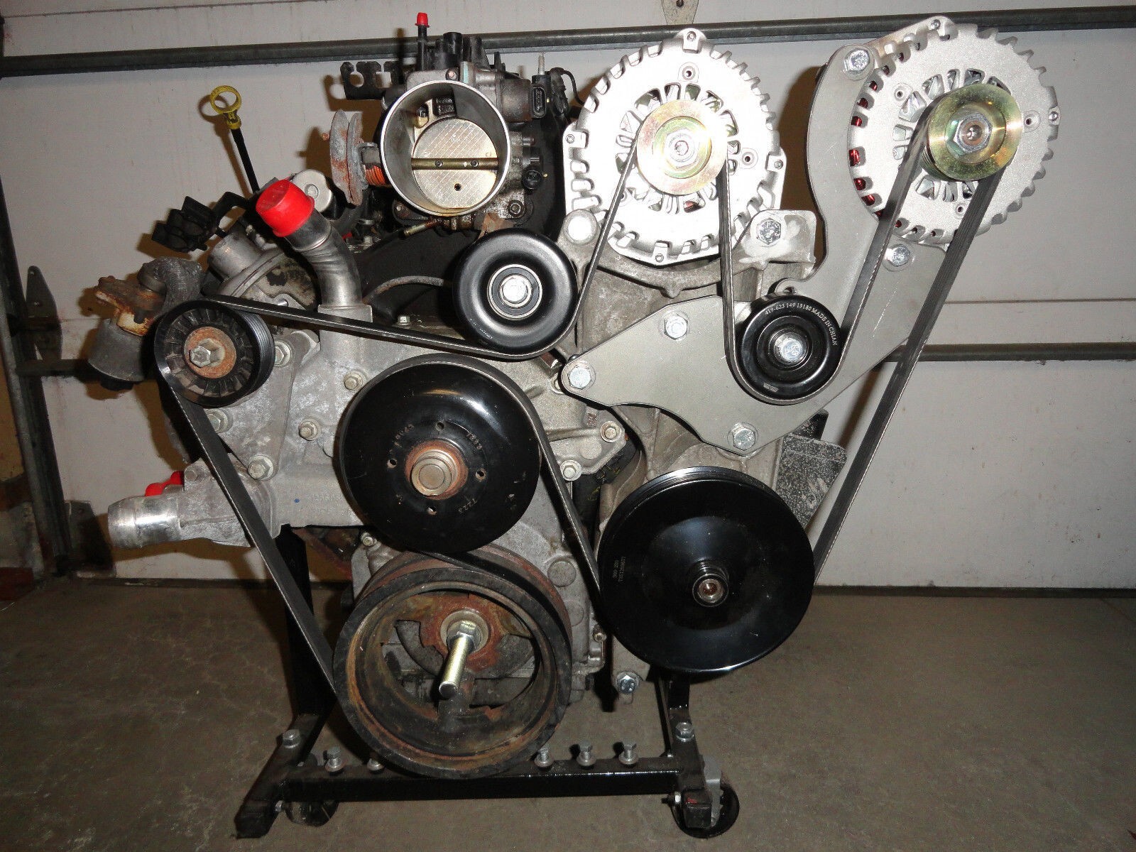 Truck Dual Alternator Bracket 2000-2013 4.8 5.3 6.0L Suburban Tahoe Silverado