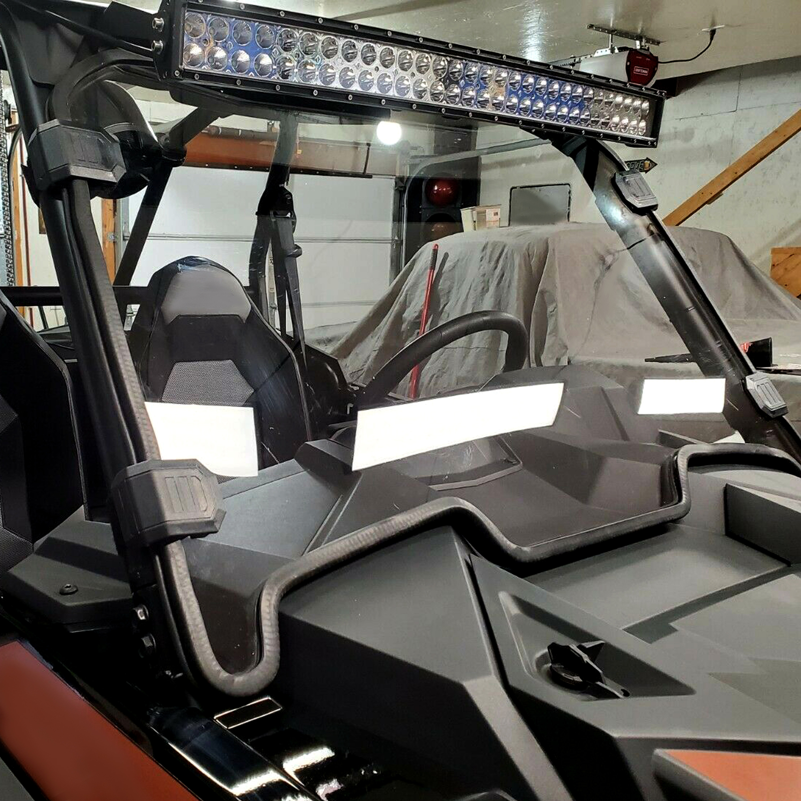 Front Full Windshield Scratch Resistant For 2019-23 Polaris RZR XP 4 1000 Turbo