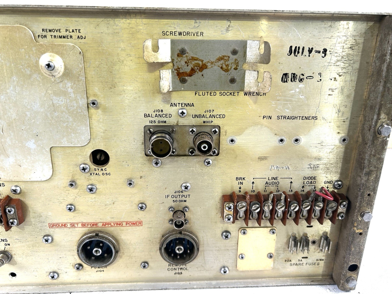Vintage Collins R-390/URR Army Tube Ham Radio Communications Receiver SN 70