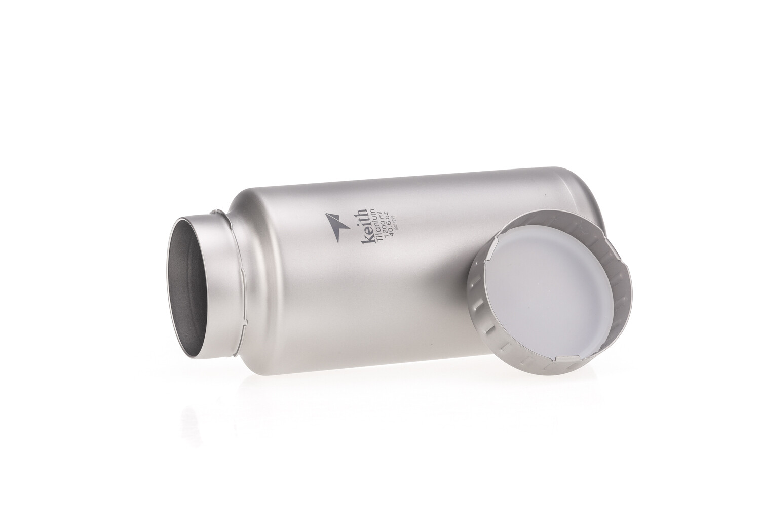 Keith Titanium Ti3036 Bottle with Leakproof, Quick Bayonet-type Cap Mount