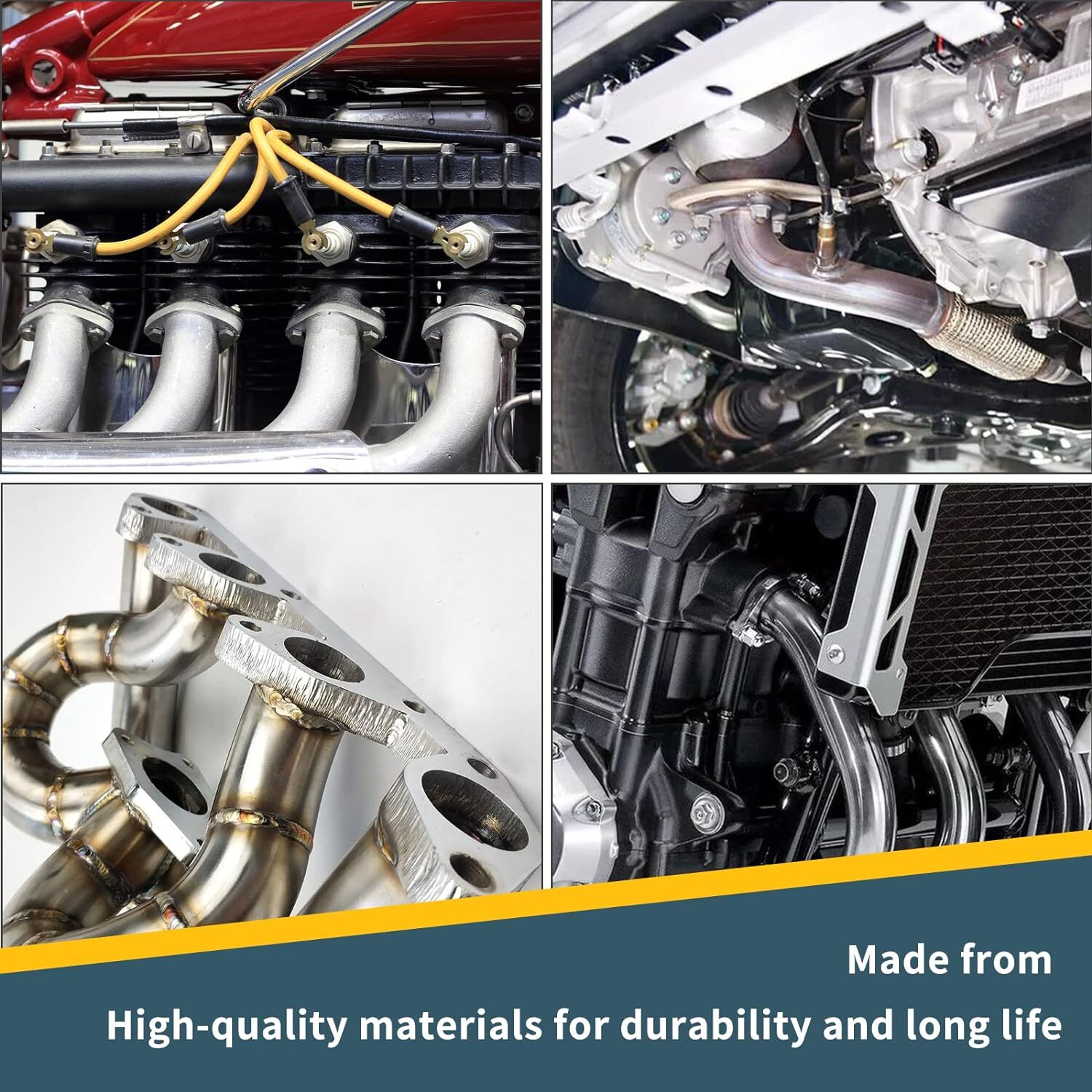 3 BOLTS 3" OD Universal Quick Fix Exhaust Triangle Flange Repair Pipe Kit