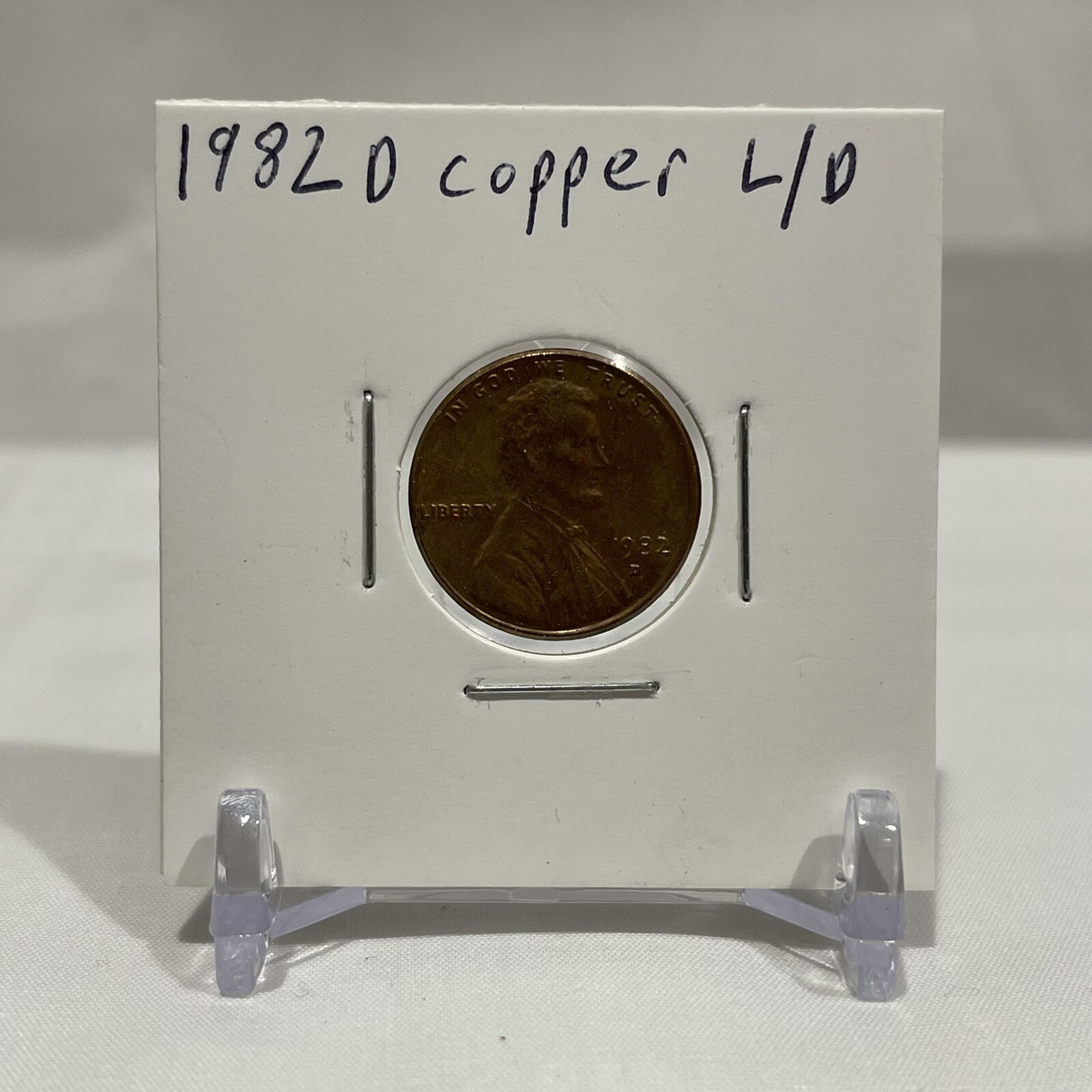 1982 P,D Lincoln Cent (CIRCULATED) Lot Of 7 L/D, S/D Zinc Copper Set (READ!)