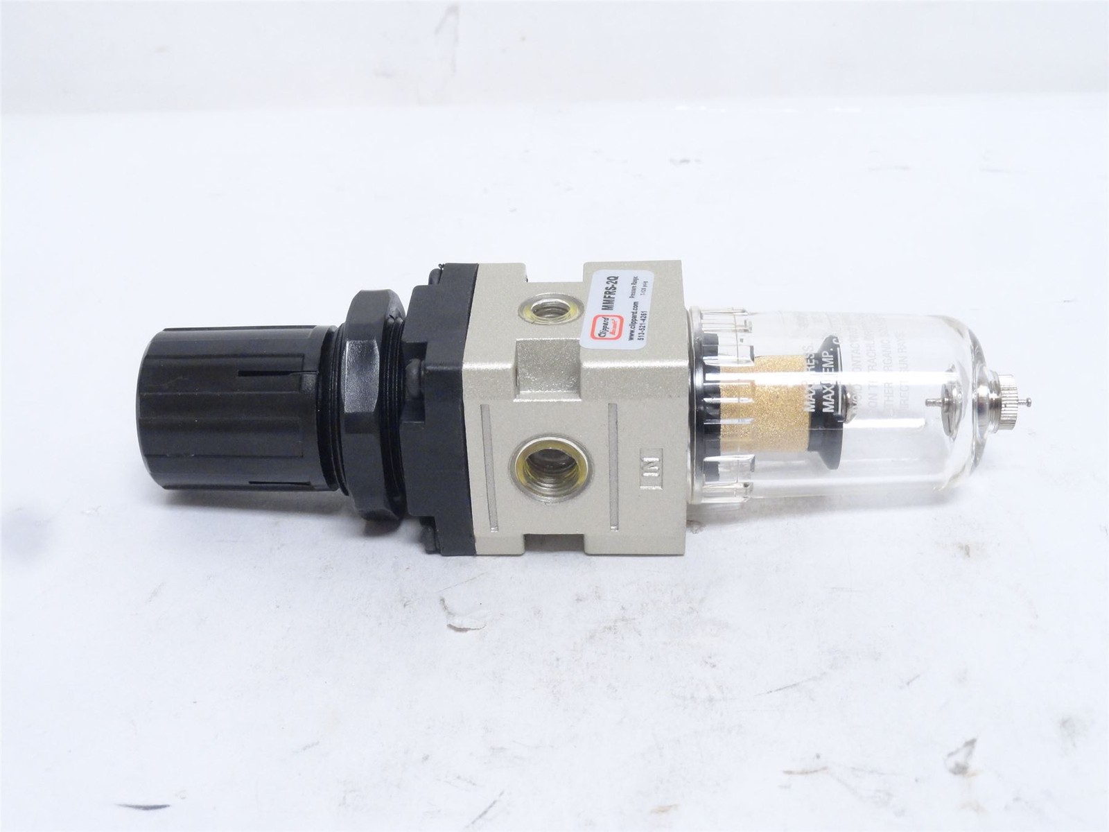 248591 New In Box; Clippard MMFRS-2Q Stacking Filter-Regulator 1/4NPT; 7-125PSI