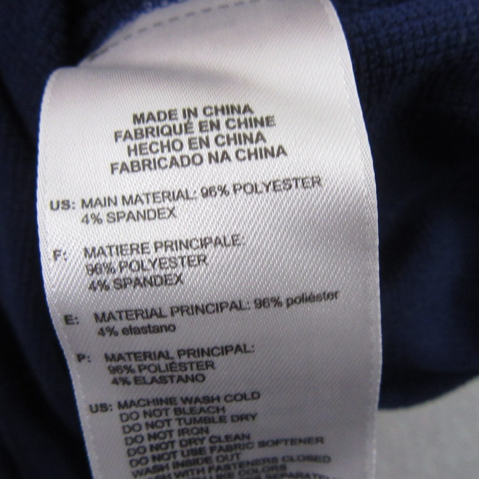 Adidas Mens Quarter Zip Athletic Pullover M Navy Blue Long Sleeve Logo Stripe