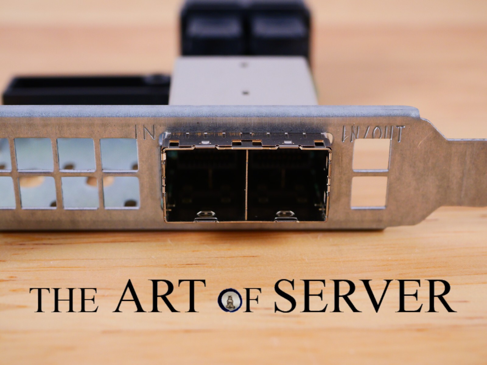 Supermicro AOM-SAS3-8I8E-LP SFF-8644 to SFF-8643 Adapter Low Profile PCI bracket