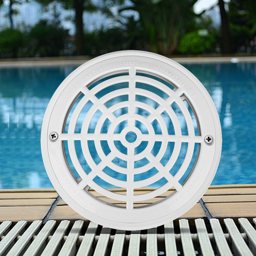 SP1030 ABS Pool Main Drain Cover with Screws Replacement for Swimming Pool