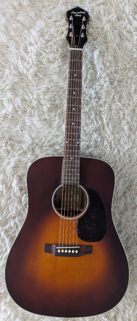 Recording King RDS-11-FE3 Dreadnought Acoustic Electric Guitar - #