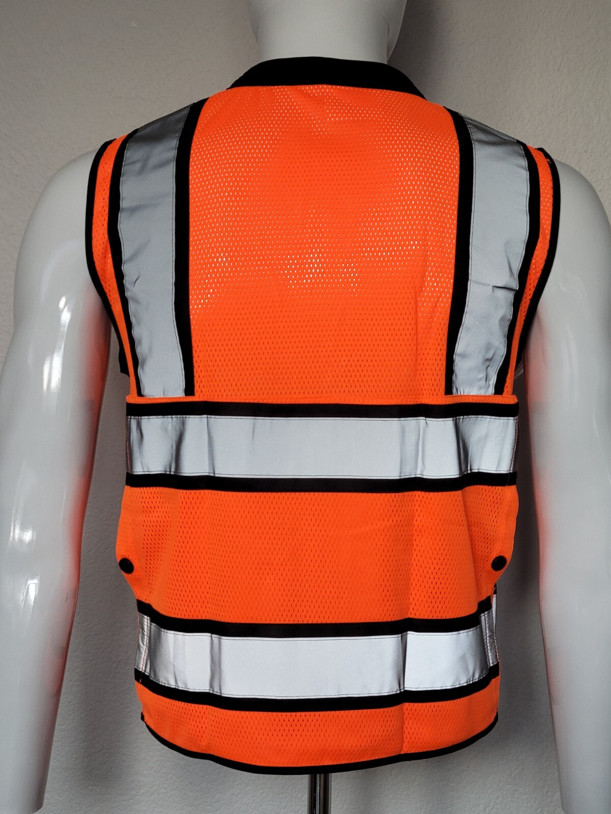 FX Heavy Duty Surveyors Safety Vest with Zipper, Large Plan Pocket