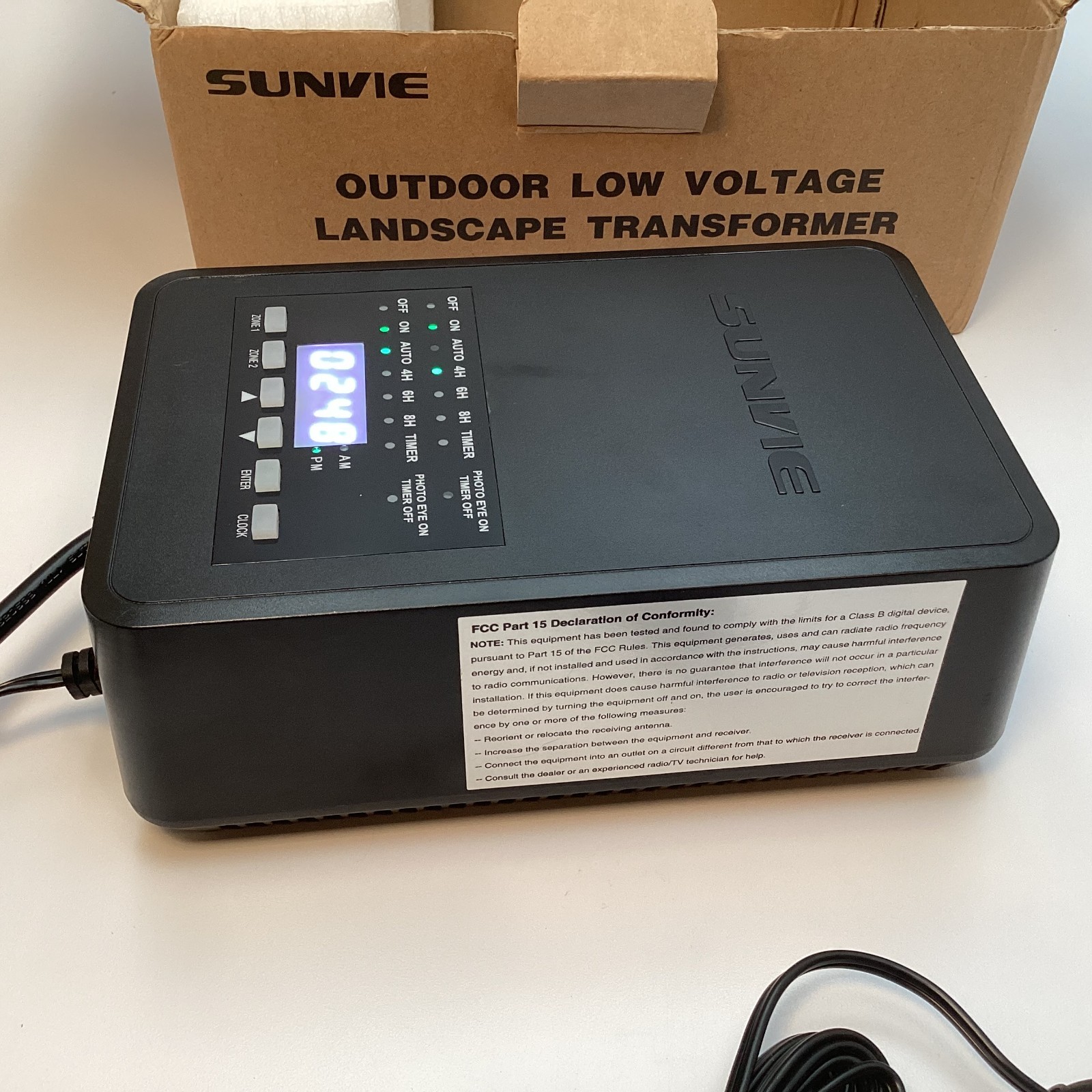 SUNVIE LVT-MH2Z-300W Landscape Transformer 12V/14V AC 300W – Works – w/ Box