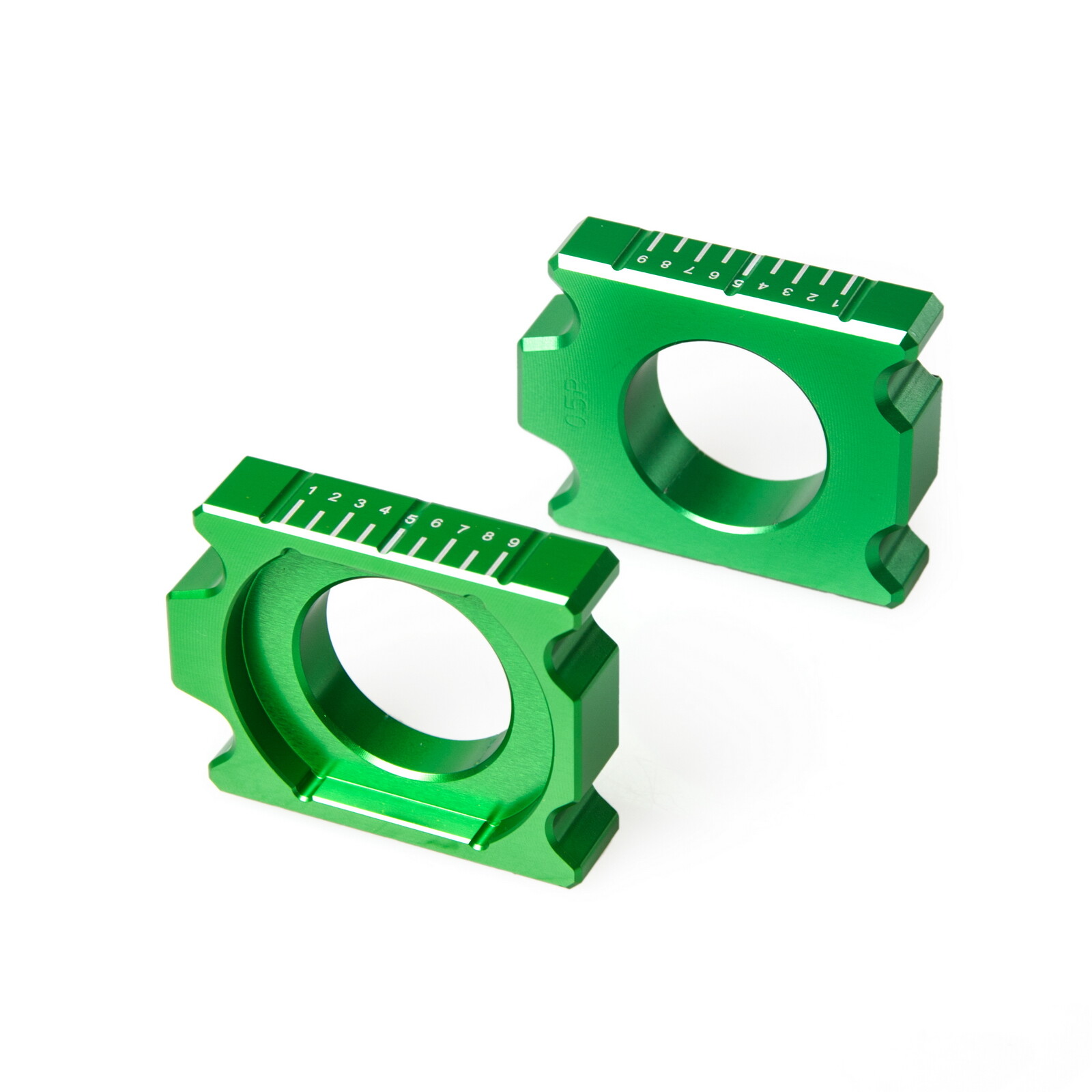 Rear Axle Blocks Chain Adjuster For Kawasaki KX125 KX250 03-08 KX250F 2004-2016