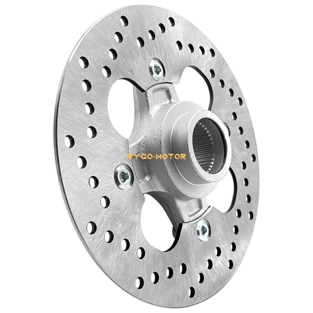 Rear Brake Rotor Disc W/Flange Hub for Honda TRX400EX Sportrax 400 TRX400X 99-14