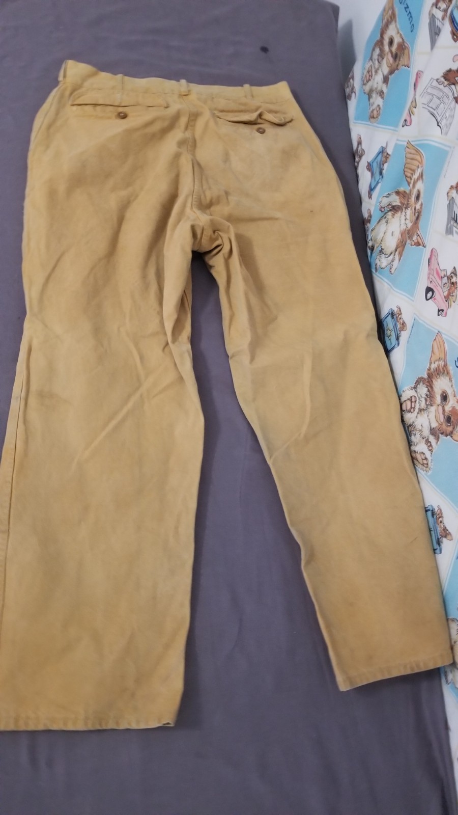 Vintage 50s 60s Drybak Canvas Hunting Pants Trousers Distressed 27