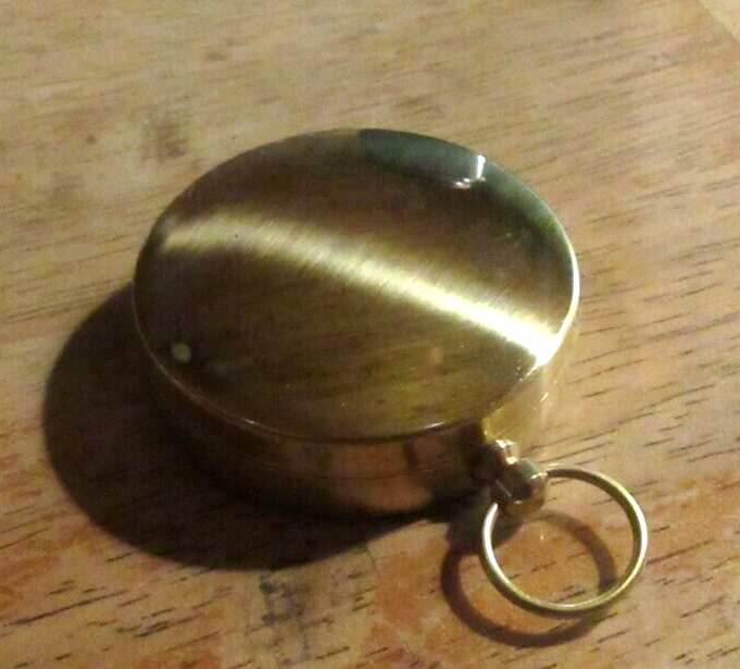 Waterproof Luminous Compass Camping Hiking Brass Compass Portable Compass