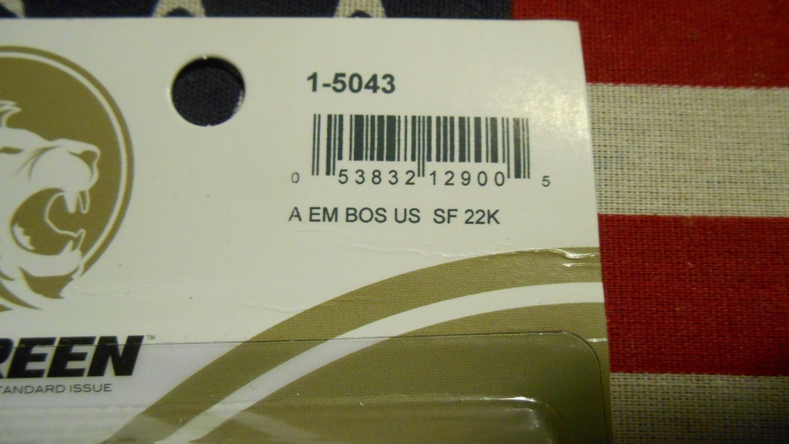 19th Special Forces EM BOS 22k Collar Insignia & Beret Flash w/DUI G23