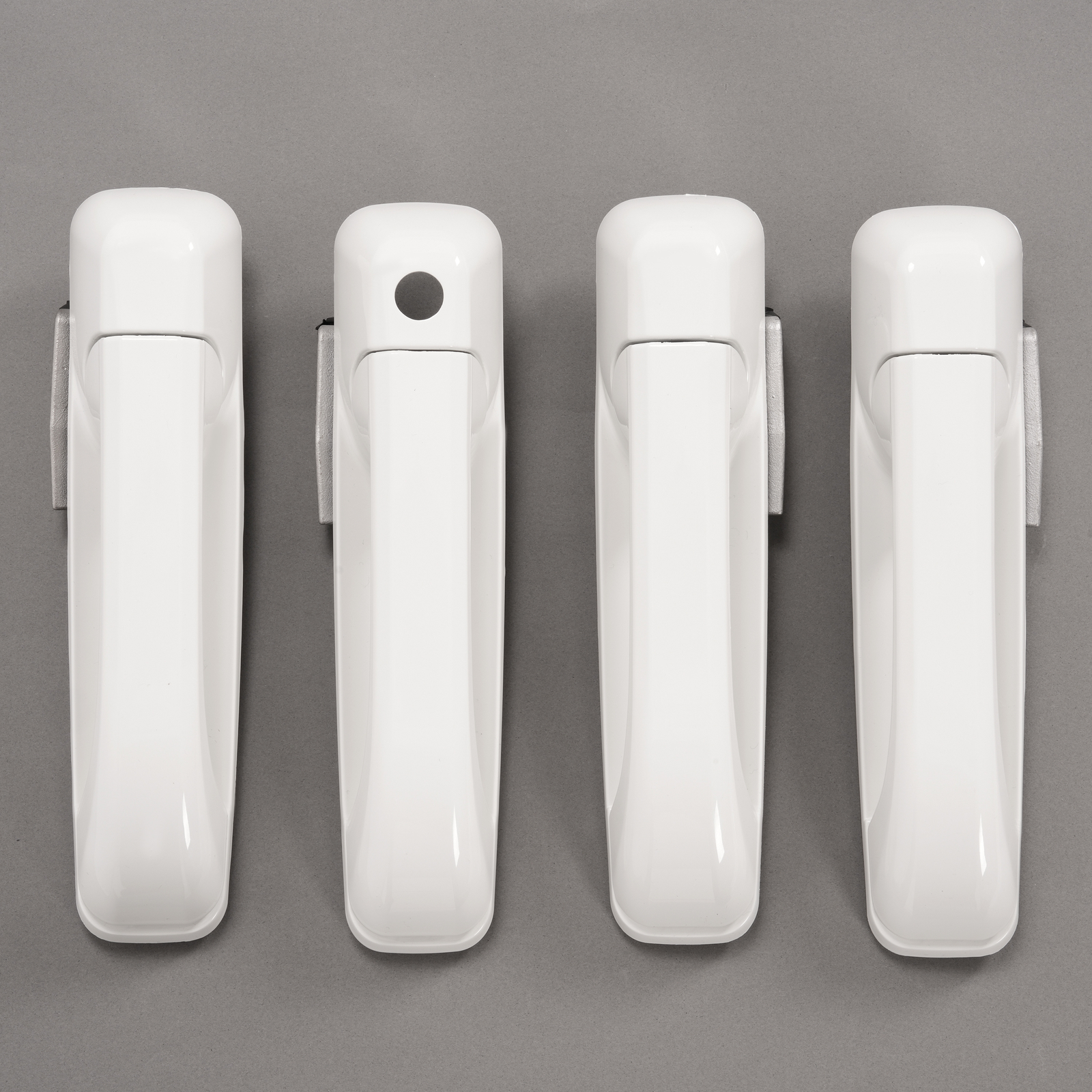 Fits DODGE RAM 1500 2009-2024/ RAM 2500 2011-2025 Outside Door Handle White 4Pcs