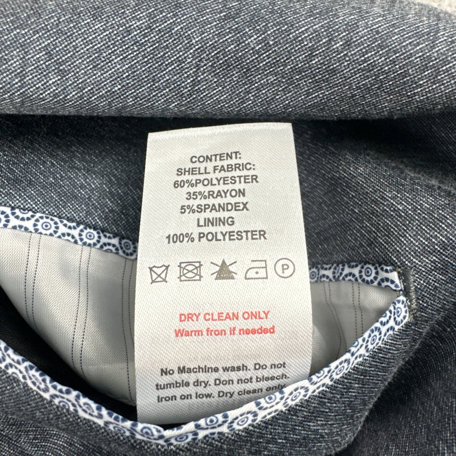 7 Diamonds Mendocino Blazer Men XL Blue 2 Button Dual Vented Stretch BLZ8303