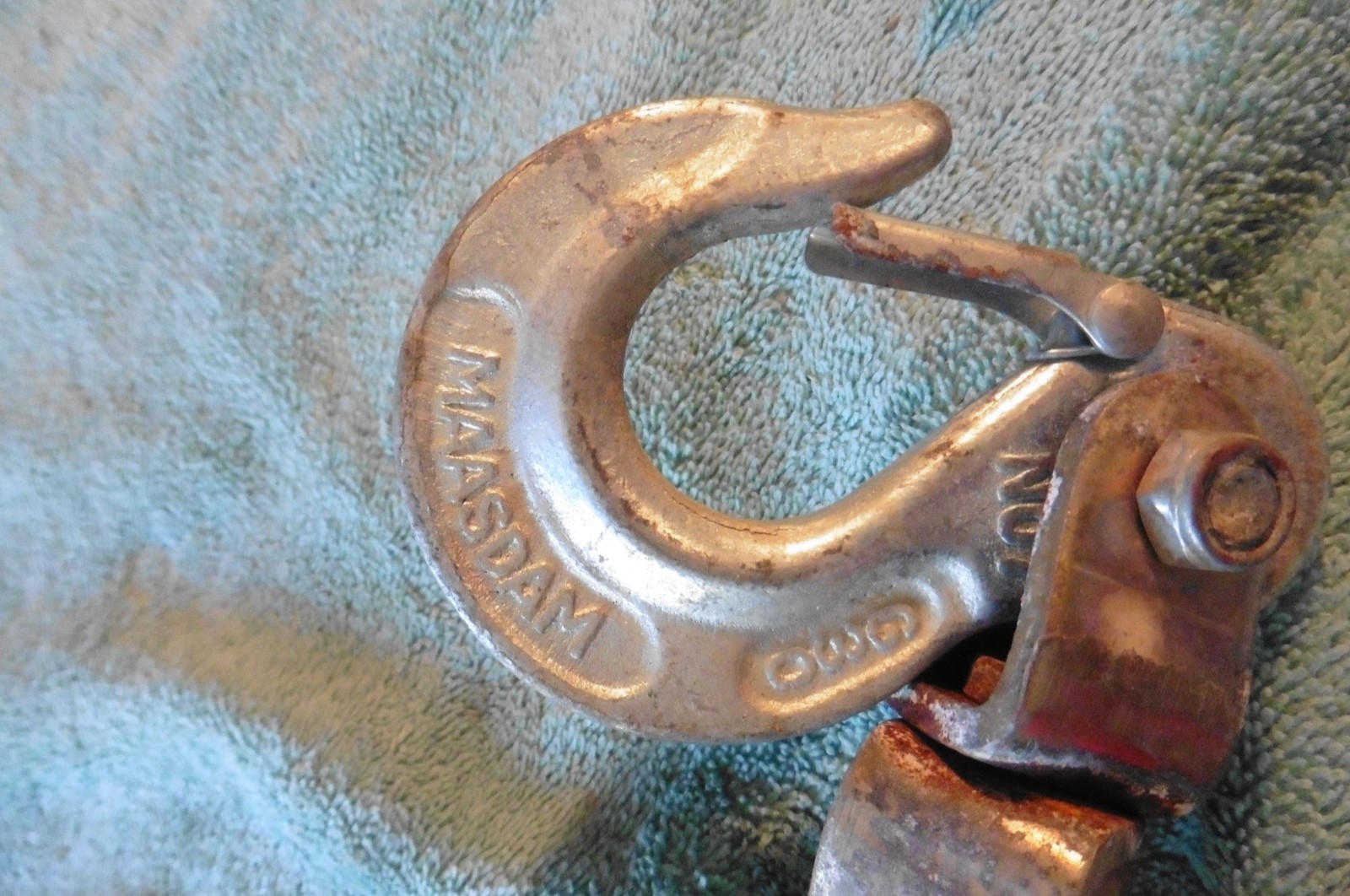 Maasdam Pow'R Pull Web Strap Puller Steel 2 Ton Cap. 144SB-6 Come-along