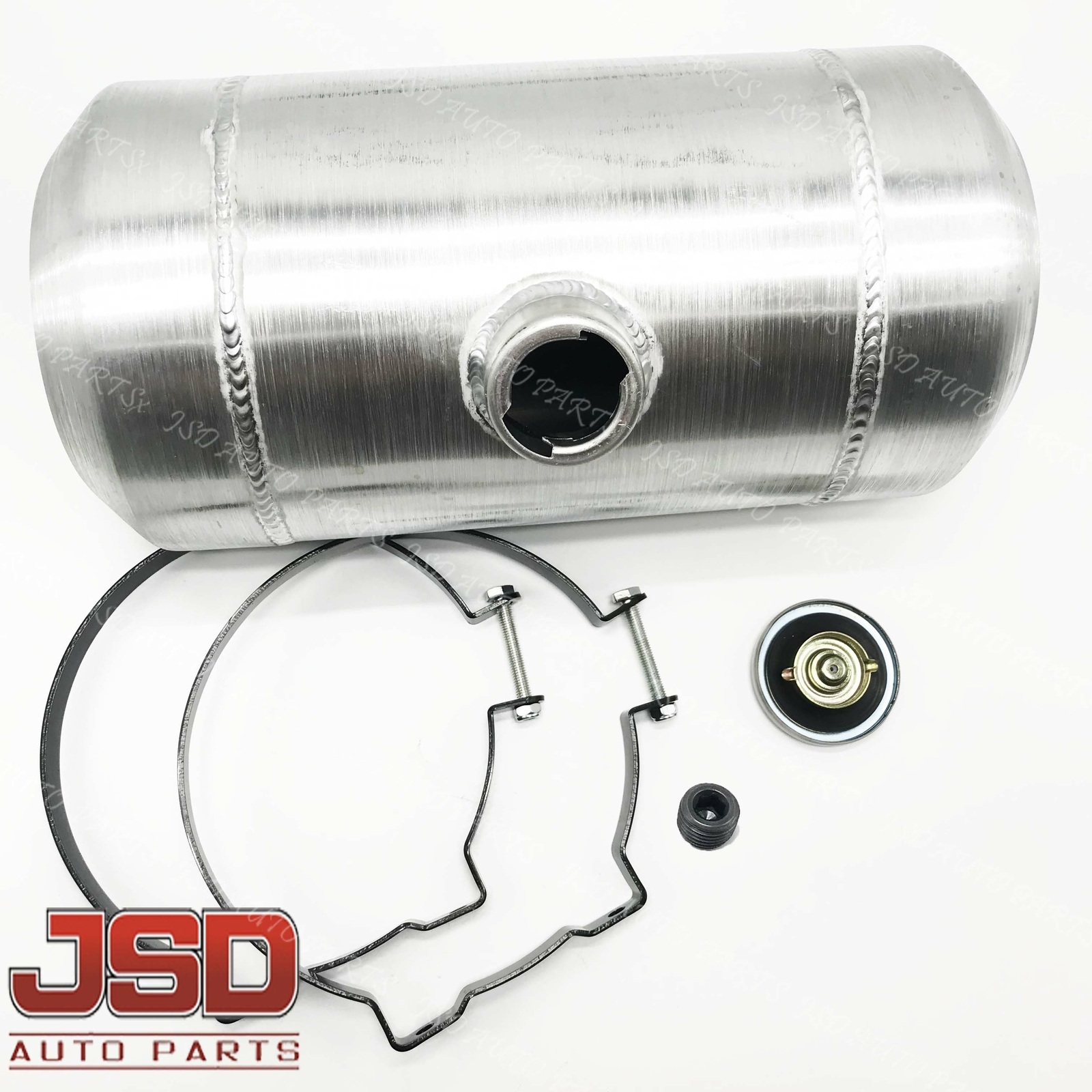 NEW Center Fill 3.25 Gallon 8" x16" Spun Aluminum Gas/Fuel Tank 3/8 NPT Outlet