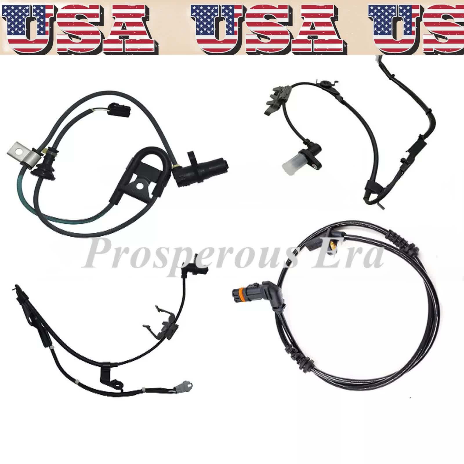 4X Front & Rear ABS Speed Sensor Set For Toyota Highlander RX330 RX350 RX400h