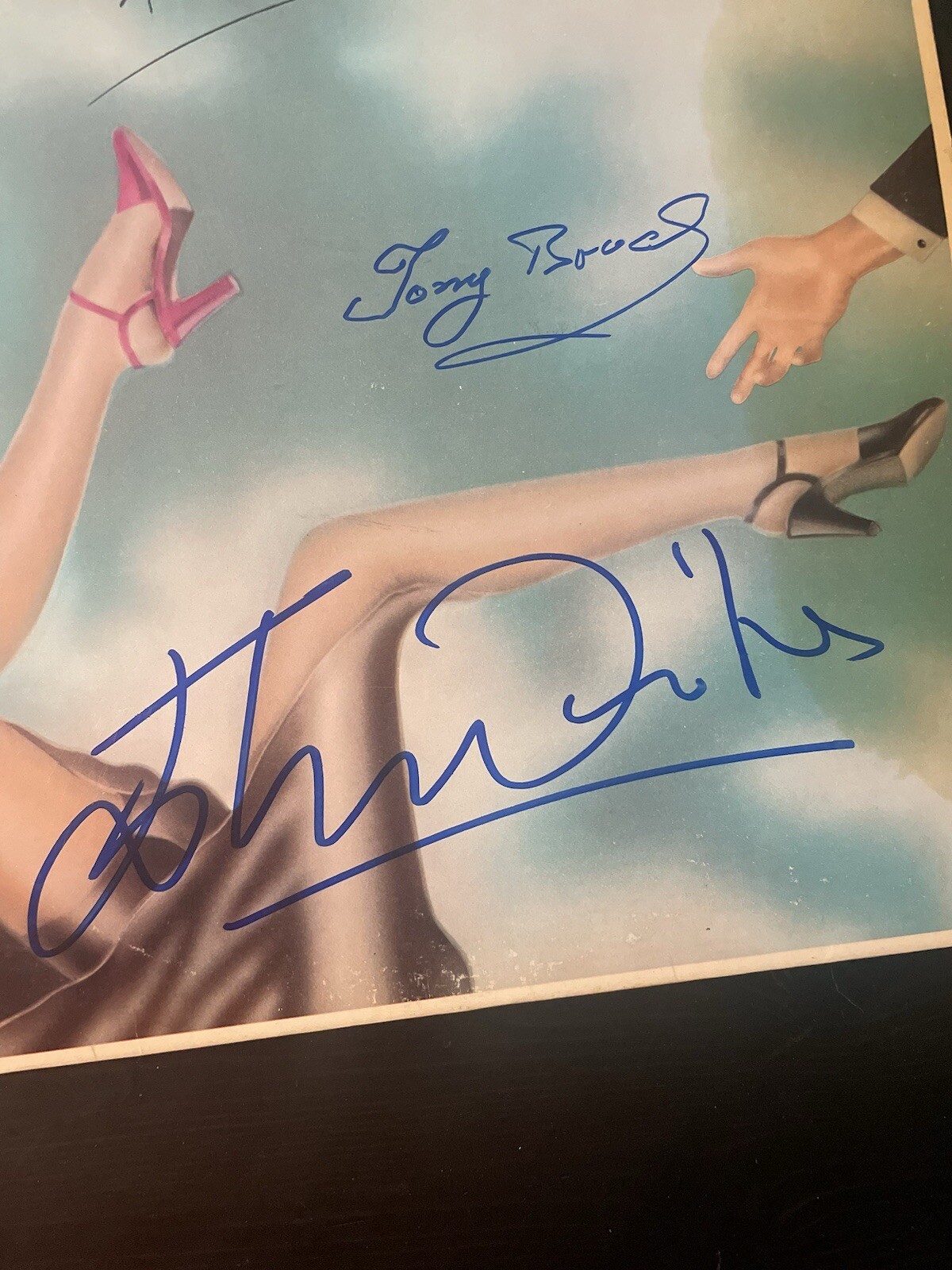 The Babys Head First LP signed X3 Waite Stocker Brock Vinyl Autographed