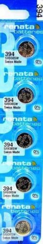 394 RENATA WATCH BATTERIES SR936SW (2 Pieces) New packaging Authorized Seller