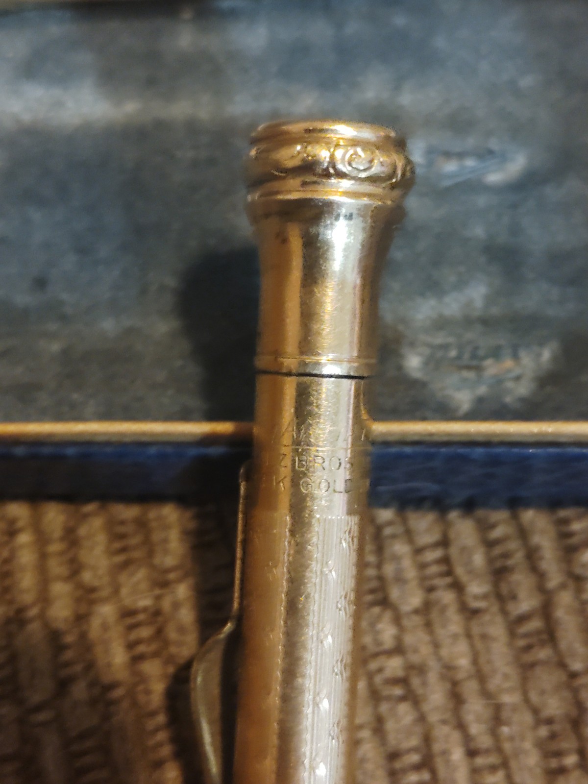 Manhattan Salz Bros Vintage 14k Gold Filled Pen Set