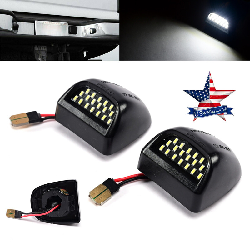 For Chevy For Silverado 1500 2500 3500 1999+ LED License Plate Tag Light Lamp