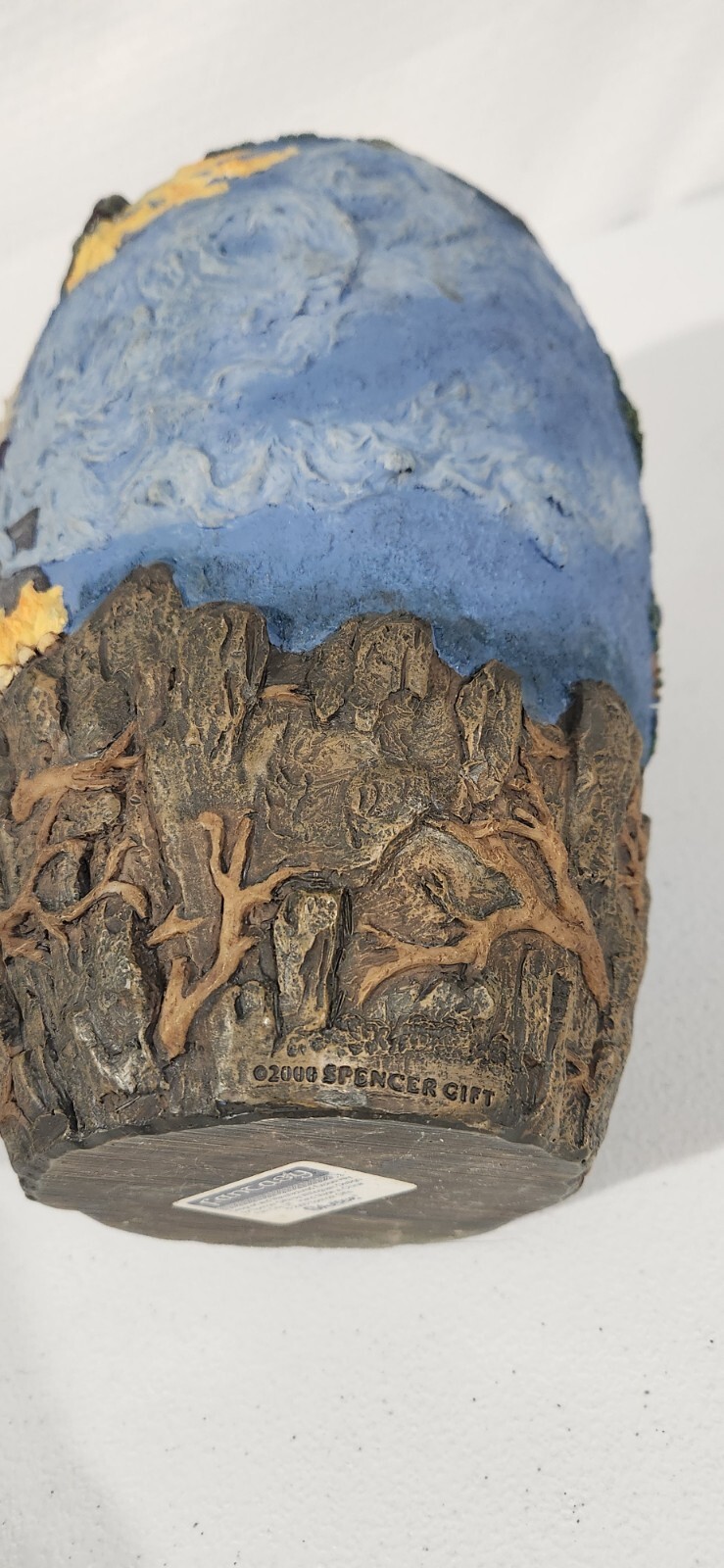 Vintage Dungeons And Dragons Wizard Dragon Vase With Lid Fantasy Rare