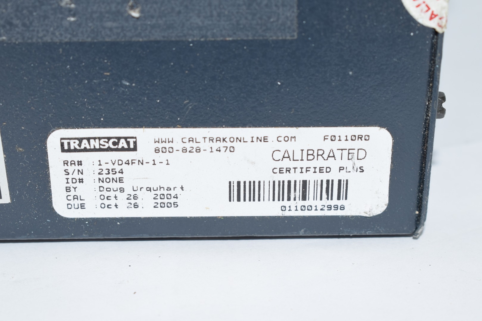 General Resistance DA-52-3X Decade Box 0.01% Acc Resistance 5 Decades