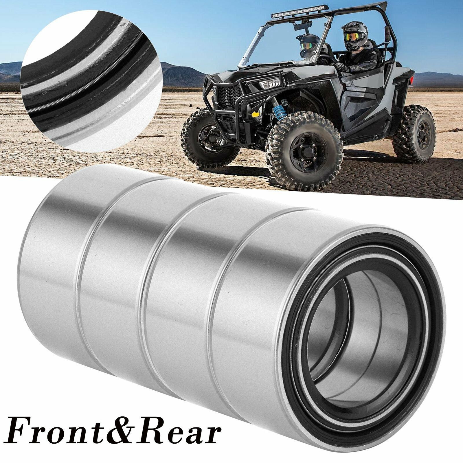 For Polaris RZR 1000 XP (2) Front + (2) Rear Wheel Bearings Kit 3514822 3514699