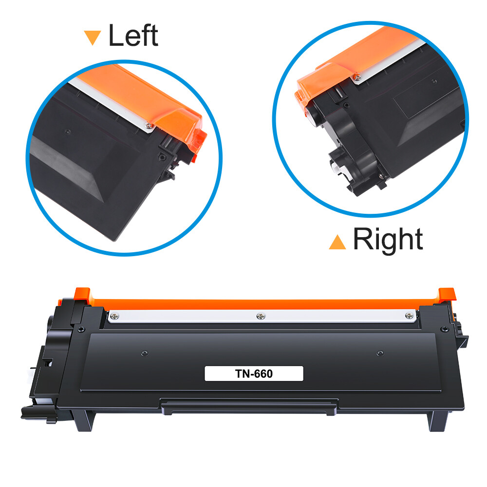 4 Pack Toner Cartridge for Brother TN660 TN-660 MFC-L2700DW HL-L2340DW HL-L2300D